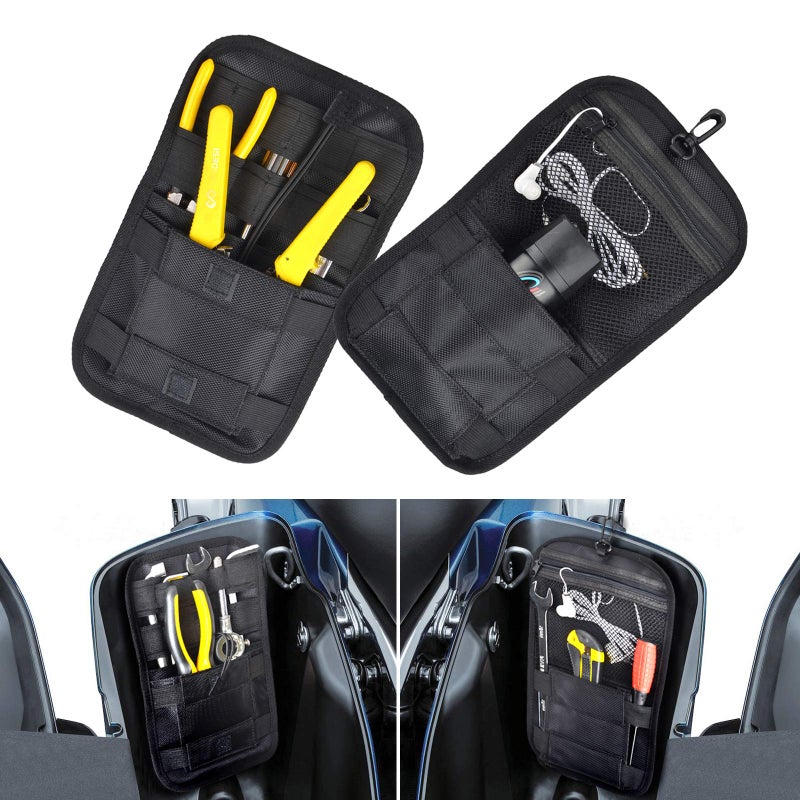 Goldfire Saddlebag Organizers for Road Glide, Tool Storage Bags Saddle Porch Motorcycle Accessories Fits for Harley Touring Road King Street Electra Glide 1980-2024 - Image 1